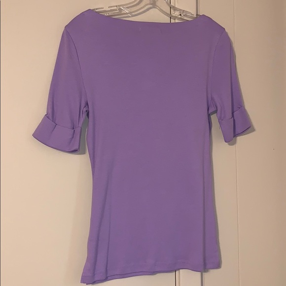 ❌SOLD❌ Lauren Ralph Lauren Medium Lavender Shirt - Picture 5 of 8